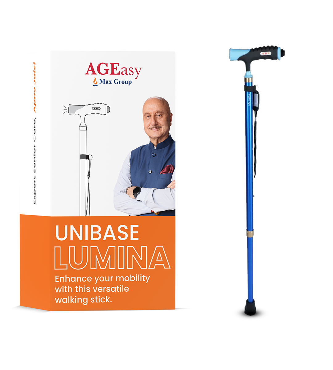 Unibase Lumina Walking Stick (Blue)