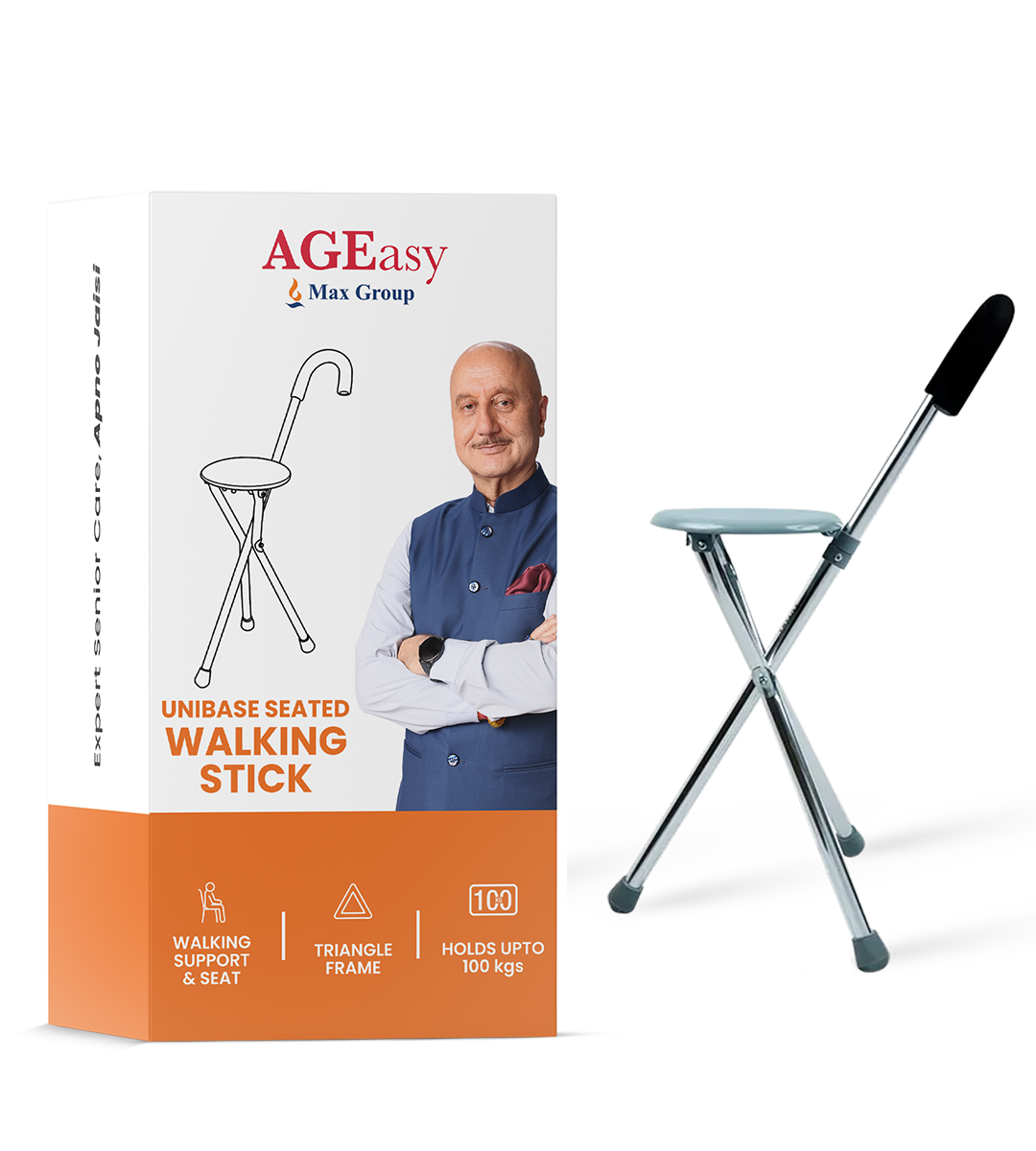 AGEasy Unibase Seated Walking stick