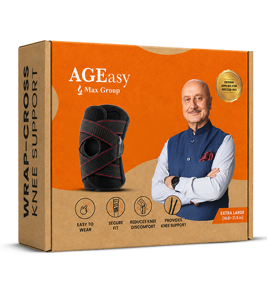 Wrap-Cross Knee Support