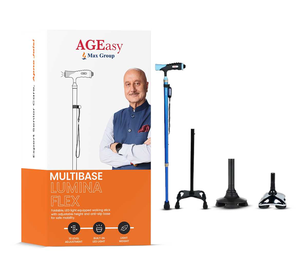 Multibase Flex Walking Stick