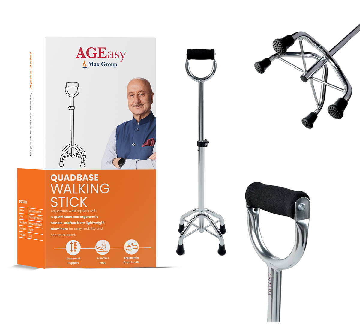 Quadbase Elite Walking Stick
