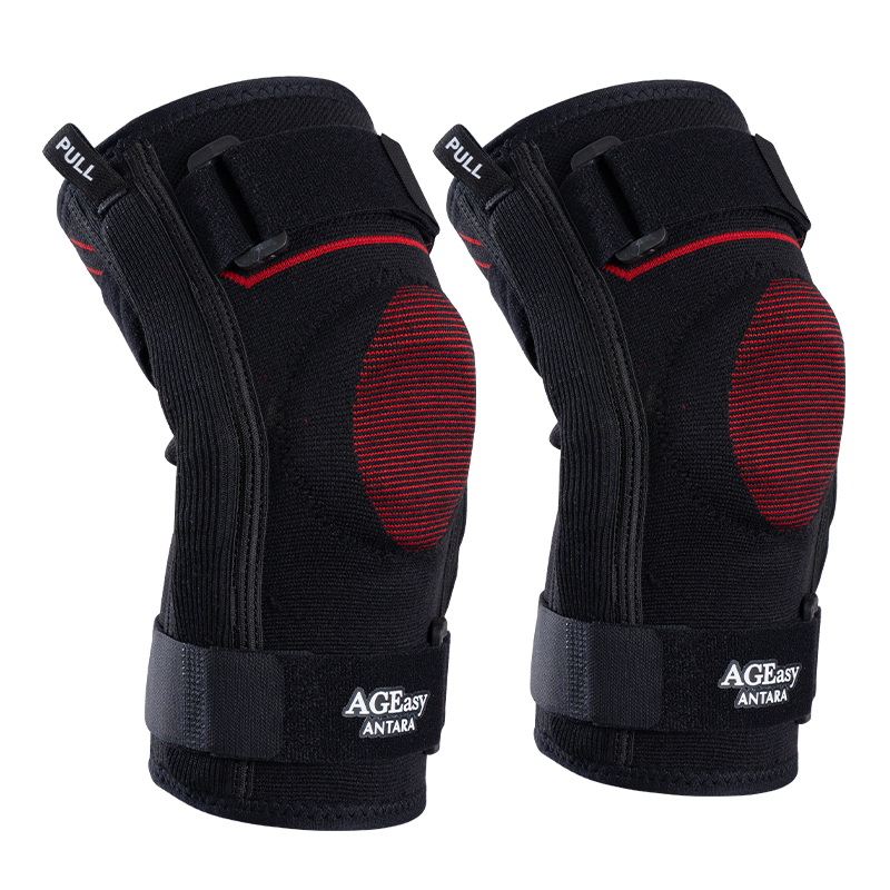 AGEasy Comfort Hinged Knee Brace for Knee Discomfort (Pair)