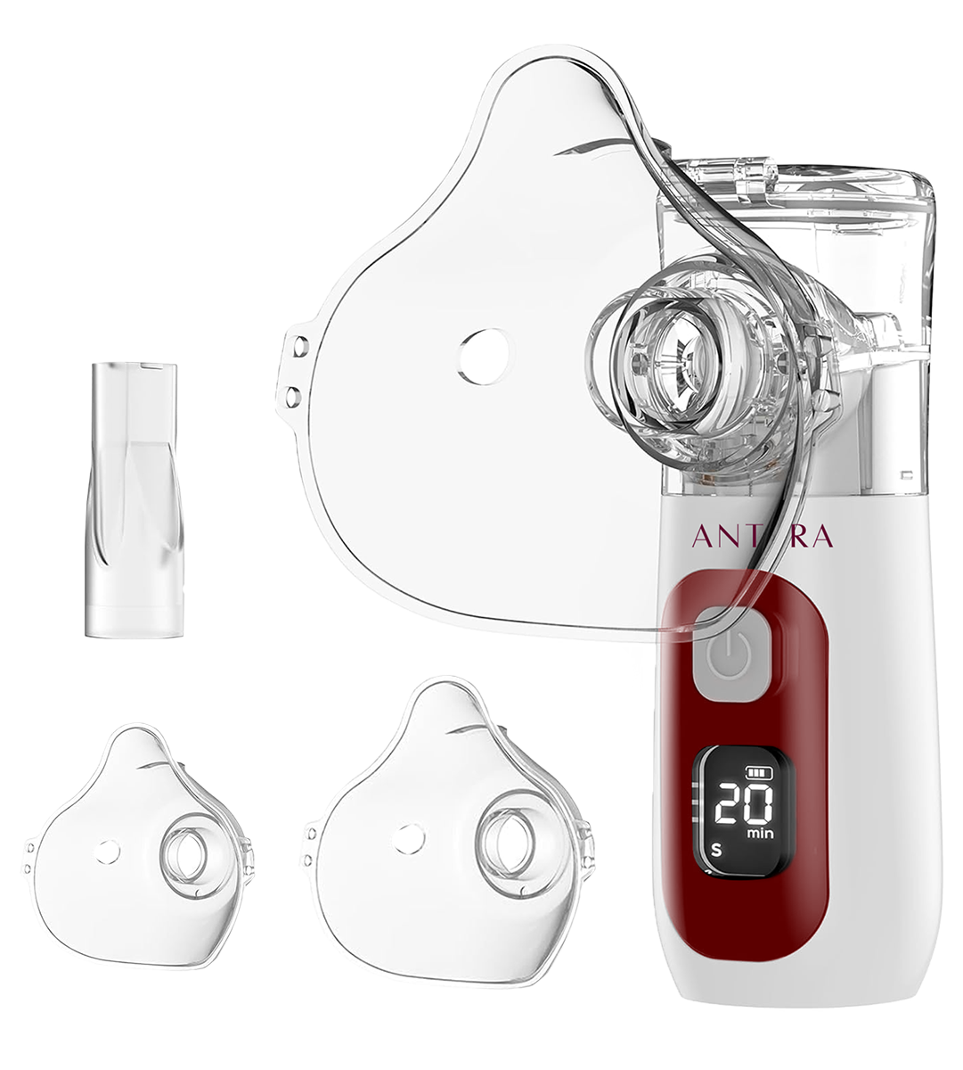 Portable Mesh Nebulizer With Display by AGEasy