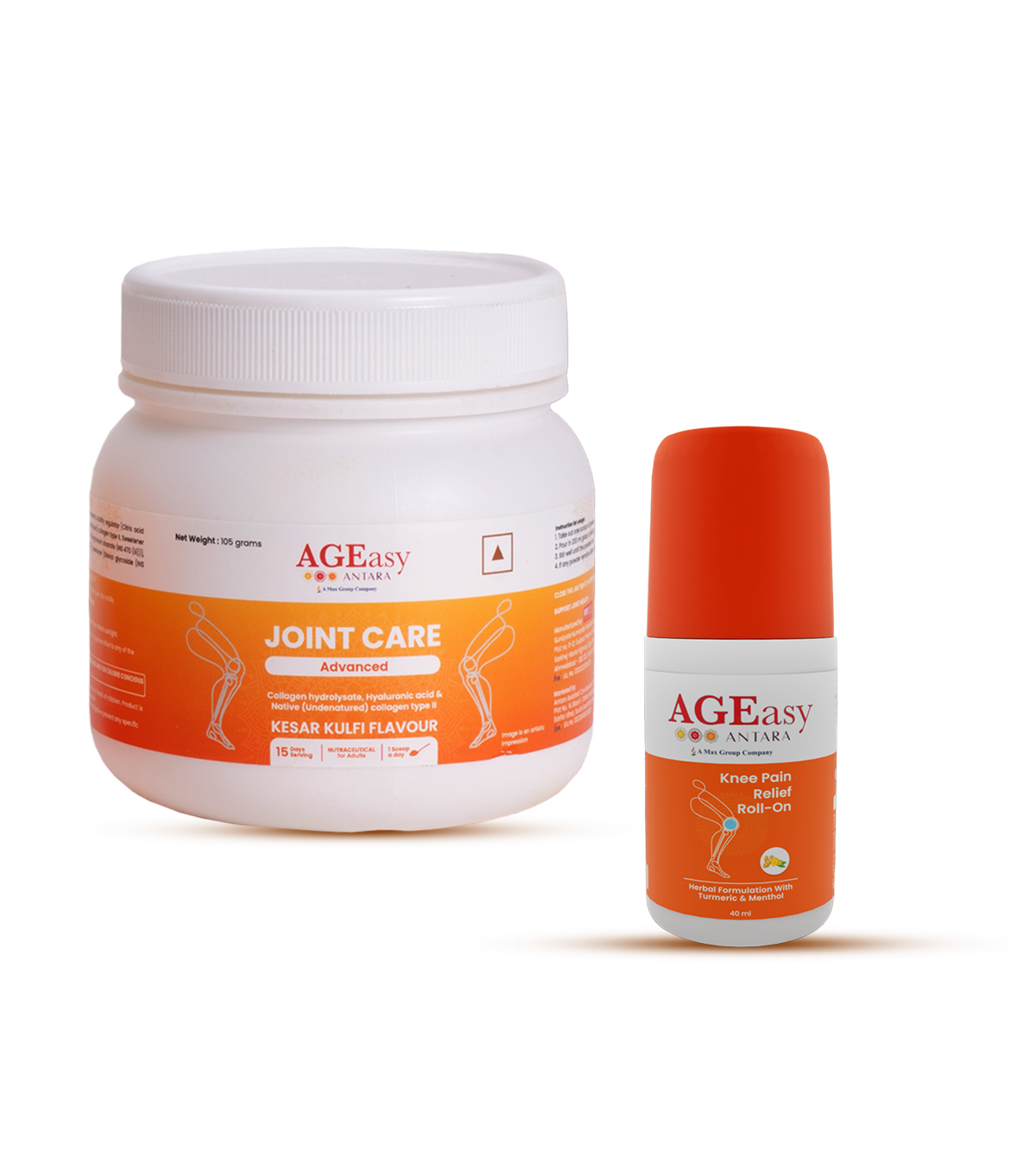 AGEasy Joint Care Advanced 105g (Pack of 2)  with Roll-On
