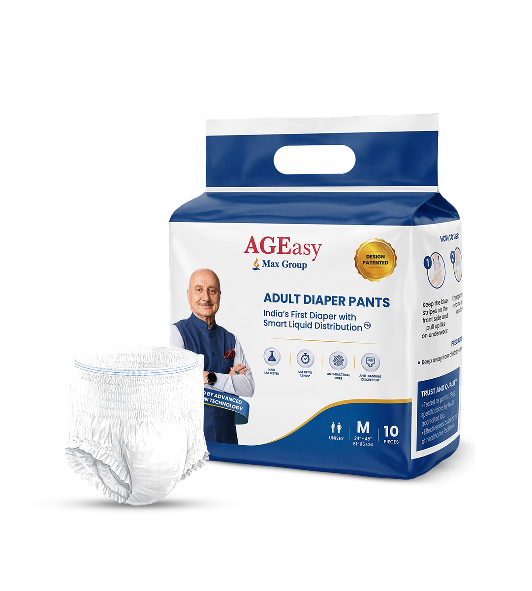 AGEasy Adult Diaper Pants (with Smart Liquid Distribution™)